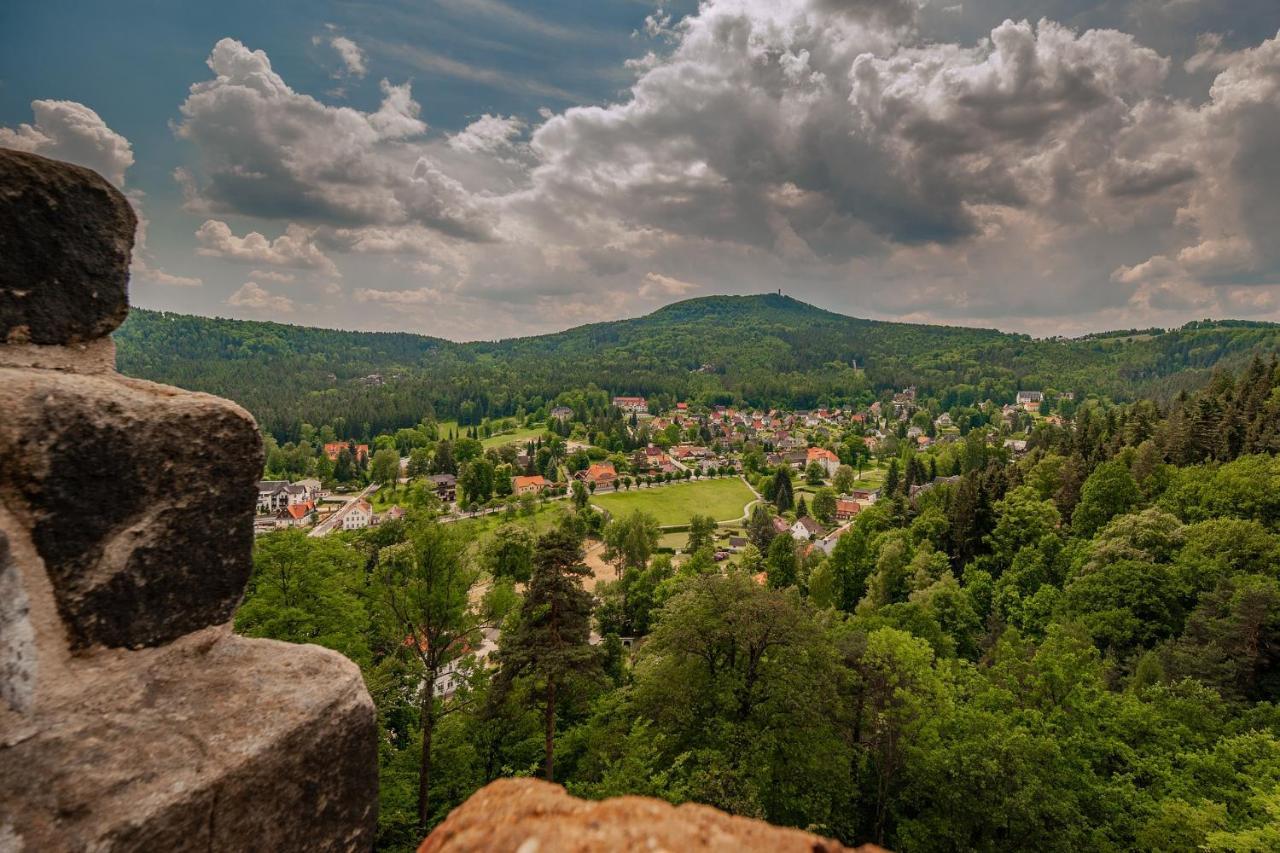 Wohlfuehlzeit Im Zittauer Gebirge Appartement Buitenkant foto