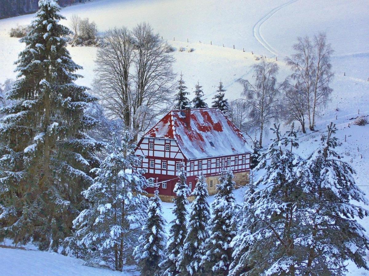 Wohlfuehlzeit Im Zittauer Gebirge Appartement Buitenkant foto