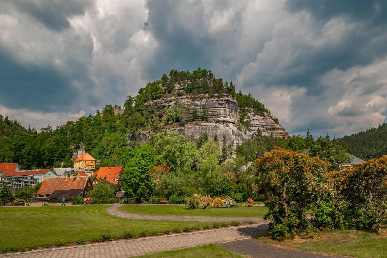 Wohlfuehlzeit Im Zittauer Gebirge Appartement Buitenkant foto